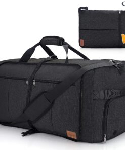 Urtala Sac de Voyage Pliable Étanche pour Homme et Femme, Capacité de 100 L, Grand Sac de Nuit avec Compartiment à Chaus