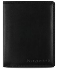 Bugatti Simbiosi Portefeuille Homme Noir - Luxe, Élégance et Fonctionnalité - 8 CC Verticale