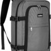 Sac de voyage MOCOCITO Easyjet Ryanair, Sac à dos, Bagage cabine, Gris - 40x25x20cm
