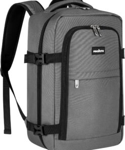 Sac de voyage MOCOCITO Easyjet Ryanair, Sac à dos, Bagage cabine, Gris - 40x25x20cm