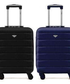 Valises Flight Knight Rigides 55x40x20cm Approuve pour easyJet et Jet2 Bagages à Main Priority Ryanair
