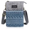 LINXIU Téléphone Portable Sacoche Femme Voyages Shopping Bleu