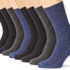 CHAUSSETTES VCA - Lot de 8 paires sans élastique - coton - remaillage à la main - pour diabétiques - 30mm x 40mm
