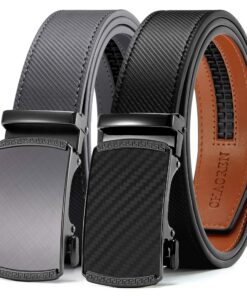 CEINTURE HOMME CUIR CHAOREN + Grand Largeur + Homme Élégant + Accessoire Mode + Boîte Cadeau Inclus + Élastique + Largeu