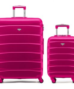 Valise Flight Knight ABS pour Voyageurs Économiques - Lightweight 3 Tailles - Bagages Compatible Air France, easyJet, Ry