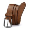 CHAOREN Ceinture Homme Cuir, Noir Marron 35mm, Souple pour unMeilleur Ajustement, Idéal pour le Daily Wear