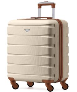 Bagage à main Flight Knight ABS 3 Tailles pour Voyageurs Air France, Hop! easyJet, Ryanair et Autres - Léger et Grande C