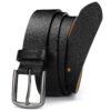 CHAOREN Ceinture Homme en Cuir pour Un Usage Quotidien - Ceintures Décontractées pour Jeans - 3,5 cm - Ceinture Populair