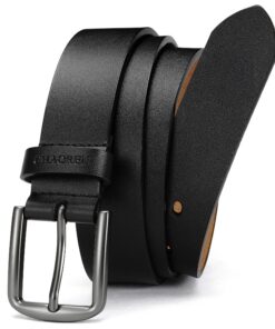 CHAOREN Ceinture Homme en Cuir pour Un Usage Quotidien - Ceintures Décontractées pour Jeans - 3,5 cm - Ceinture Populair