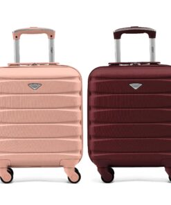 Casques Knight Lot de 2 Valises Légères en ABS Rigide 4 Roues pour Plus de 100 Compagnies Aériennes, Y Compris Air Franc