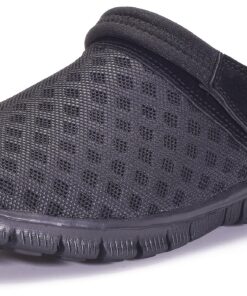 Hsyooes Mules et Sabots Respirant Chaussures de Jardin pour Homme et Femme Été Sandales Faciles à Porter