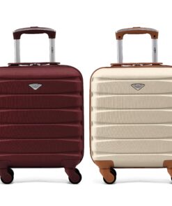 Case de Voyage Flight Knight Lot de 2 Bagages à main Rigides ABS 4 Roues pour Voyageurs Confirmés, Compagnies Aériennes