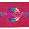 Syl'la Cercle Porte-Chequier en Cuir Long pour Femme Rouge Élégant et Fonctionnel