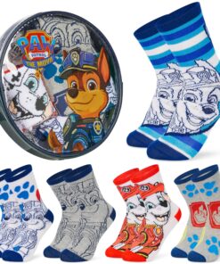 Chausses mi-mollet Paw Patrol douces et respirantes pour garçons - Paquet de 5 - OEKO-TEX STANDARD 100