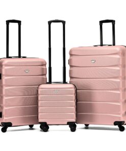 Bagage à main Flight Knight ABS 3 Tailles | Lightweight Bagage pour Air France, Hop! EasyJet, Ryanair et autres | Idéal