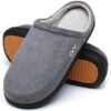 Mishansha Chaussons Homme Femme Hiver Chauds Memoire de Forme Antidérapage GR.36-48 - Sécurité et Confort enneigé Mishan