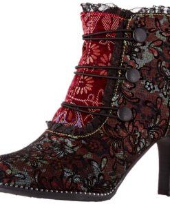 LAURA VITA Bottines en cuir pour femme Ankle Boot Noir 37_ml