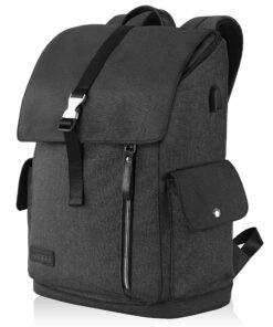 KROSER Sac à dos anti-vol hydrofuge avec port de chargement USB pour adulte professionnel ergonomique