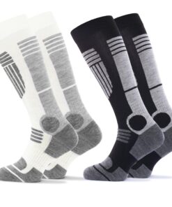 CHAUSSETtes OCCULTO de Ski FEMME OEKO-TEX transpirables 2 PAIRES CHAUSSETtes HAUTES EU Freeze-Free