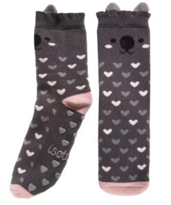 Chaussettes Isotoner antidérapantes pour fille | Adhérence supérieure | Activité domestique | Sécheresse diminuée | Tail