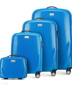 WITTCHEN Pc Ultra Light Line Set de 4 Valises - Léger - Idéale pour voyageurs - Polyvalente - Facile à transporter - Tai