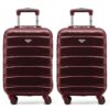 Valise Flight Knight ABS 3 Tailles pour Voyageurs Fréquents | Lightweight et Compatible avec Air France, Hop! easyJet, R