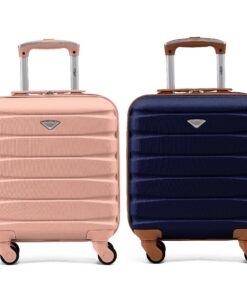 Case de Voyage Flight Knight Lot De 2 Bagages a Main Legers en ABS Rigide a 4 Roues Approuve pour Plus De 100 Compagnies