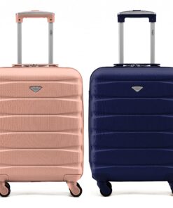 Valises Flight Knight Lot de 2 Rigides en ABS 55x40x20cm - Cabine easyJet, Jet2 et Ryanair Priority