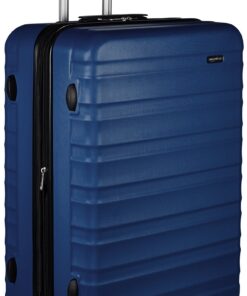 Amazon Basics + valise de voyage + roulettes pivotantes + voyageurs + vacances + rangement facile + 78 cm + valises en p