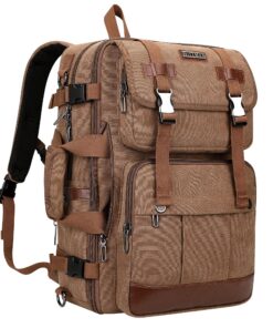 Sac à Dos WITZMAN Voyage Homme Marron 18 pouces PortableGlobal Recycled Standard