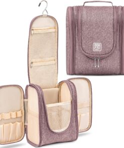 BOACAY Trousse de Toilette pour Femmes, Hommes et Enfants, Sac de Voyage Cosmétique Multifonctionnel