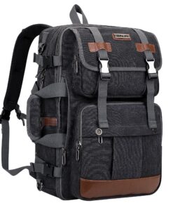 WITZMAN Sac à Dos Voyage 3 en 1 Homme/Femme Toile Vintage 18" Ordinateur Écologique M Global Recycled Standard