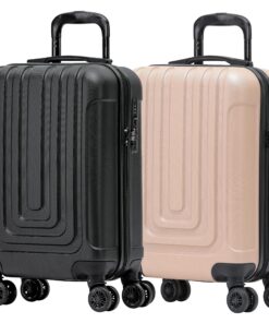 Bagages à main Flight Knight Premium - Serrure TSA & Port USB - Taille 55x35x20cm pour EasyJet & Ryanair