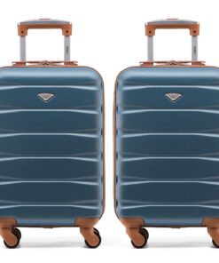 Valises Flight Knight ABS Légères Valises Rigides Approuvées par Plus De 100 Compagnies Aériennes | Voyageurs | Polyvale