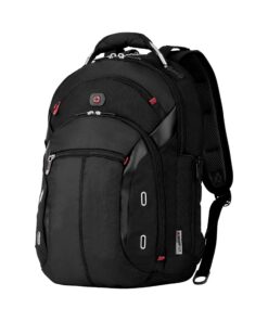 Wenger Gigabyte Sac à Dos Portable Noir pour Femmes et Hommes | Affaires et École | 16 Pouces Laptop + Tablette | Organi