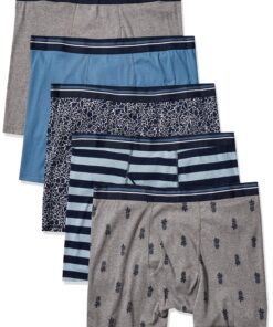 Amazon Essentials Homme sous-Vêtement confortable, sans étiquette OEKO-TEX STANDARD 100, pour homme, en coton, sous-vête