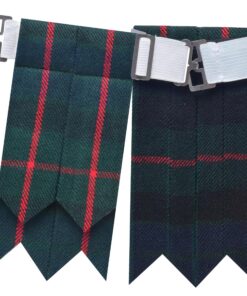 Kilt Mania Flashes de kilt écossais pour homme – Chaussettes de kilt traditionnelles Flash et unies avec ajusteurs de bo