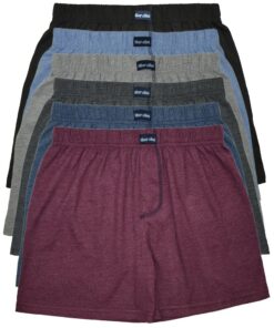 MioRaliniboxers doux et robustes coloris assortis boutonné coton doux