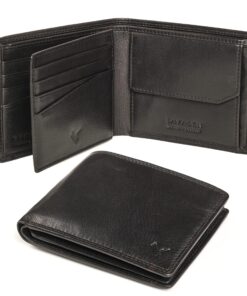 Lavalen Portefeuille Homme Cuir Veritable - Grande Capacite - Idee Cadeau Original - Protège RFIDE: Portefeuille Homme C