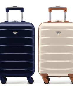 Case de voyage Flight Knight Lot De 2 Bagages A Main Rigides 55x35x20cm Approuvé pour Plus de 100 Compagnies Aériennes |