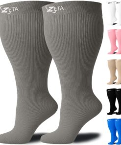 Chausssoles de contention Zeta Wear pour hommes et femmes, idéales pour sport et course à pied, vols et voyages en avion
