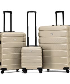 Valise Legère Flight Knight ABS pour Voyageurs, Compatible avec Air France et easyJet - Idéal pour le Voyage et la Valis