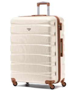 Valise Flight Knight ABS pour Voyageurs Weekend et Vacances - Léger et Compatible avec Air France, Hop! easyJet, Ryanair