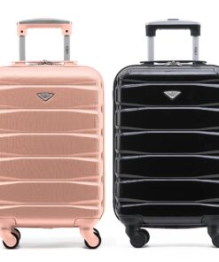 Case de Voyage Flight Knight Lot De 2 Bagages A Main Rigides 4 Roues Approuves pour Voyageurs, Idéaux Pour Avions, Y Com