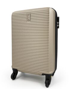 CELIMS Valise Cabine Approuvée EasyJet Roues Amovibles | Léger | Pour Voyageurs Économiques | Bagage Cabine | Champagne