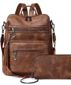 Sac à Dos Shrrie Élégant Imperméable Antivol pour Femme Travail et Voyage