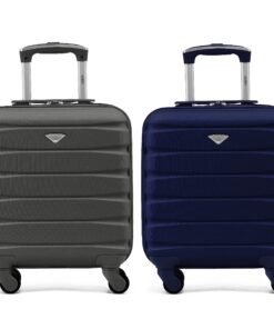 Case de Voyage Flight Knight Lot de 2 - Rigide en ABS 45x36x20cm pour Bagages à main - Approuvé pour Plus de 100 Compagn