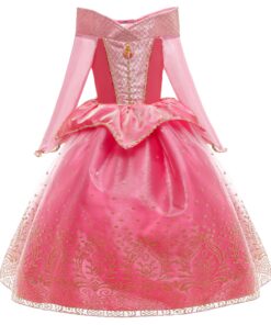 Princesse Aurore Robe Camouflage Fille Thème Bois Dormant Anniversaire Halloween Cosplay