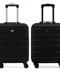 Valises Flight Knight Lot de 2 Rigides en ABS 4 Roues Approuvées easyJet Jet2 et Ryanair - Grande Capacité 55x40x20cm