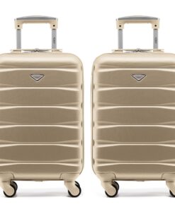 Valise Flight Knight ABS pour Voyageurs Économie, Compatible avec Air France et autres Compagnies Aériennes, Taille 55x3